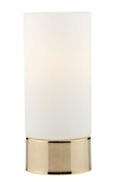 JOT4035 JOT Gold Finish and Opal Glass Touch Table Lamp