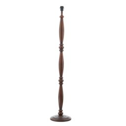 Dar HAY4947 Hayward Floor Lamp In Wood Effect, Base Only