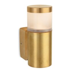 Firstlight 4150BR Nautic Outdoor Solid Brass Wall Light With Frosted Glass IP64