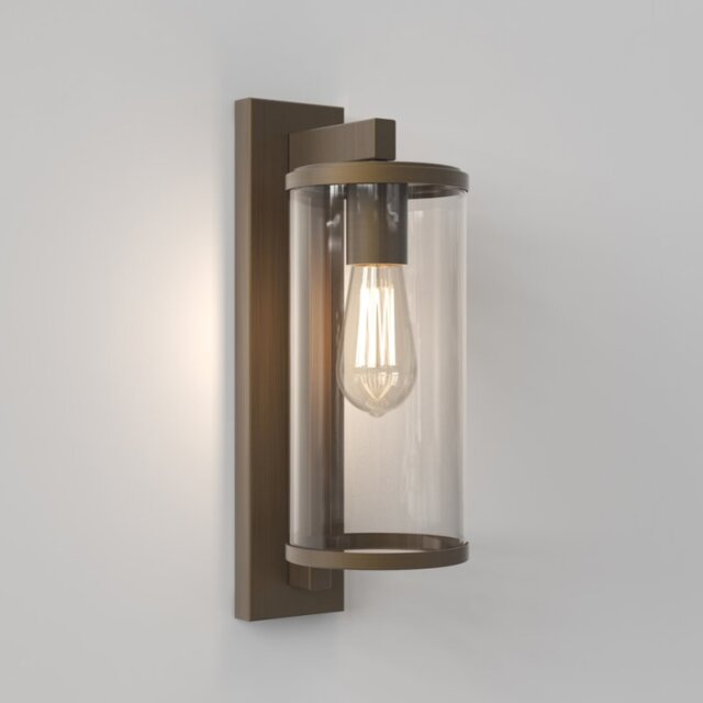 Astro 1413002 Pimlico 400 Outdoor Wall Light In Bronze Finish IP23