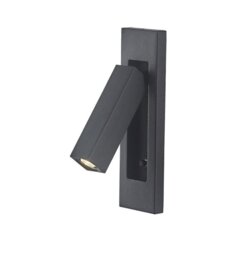 Mantra M6821 Gokova 1 Light LED Wall Light In Sand Black