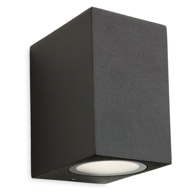 Firstlight 2333GP Capital LED 1 Light Outdoor Downlight Wall Light in Graphite