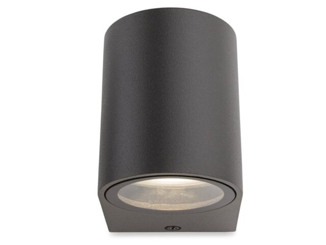 Firstlight 7407GM Scenic Halogen 1 Light Exterior Gun Metal Wall Lamp