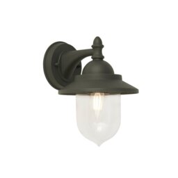 Modern Grey IP44 Outdoor Exterior Wall Light Lantern