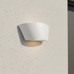 Firstlight 6813WH Ibiza LED Resin Wall Light In White Finish IP65