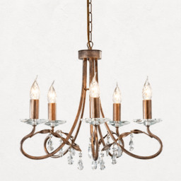 Elstead CRT5 Christina 5 light chandelier