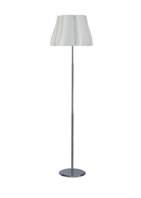 Mantra M3722 Miss 3 Light Floor Lamp In Chrome And Gloss White