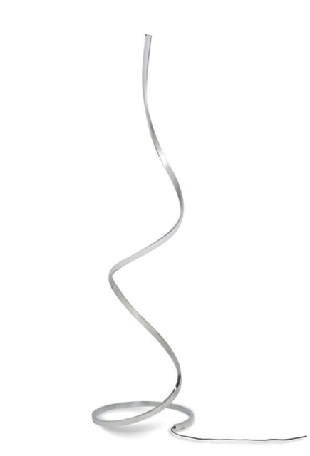 Mantra M5001 Nur XL LED Floor Lamp in Silver And Chrome