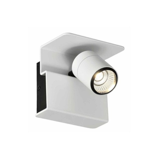 Mantra M5717 Bocarary LED 1 Light 3000K Wall Light In Matt White And Black