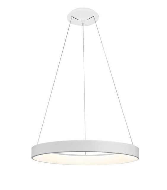 Mantra M5796 Niseko Medium LED Ceiling Pendant In White - Dia: 650mm