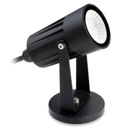 Firstlight 4907BK LED Wall/Floor Spotlight In Black - Optional Spike