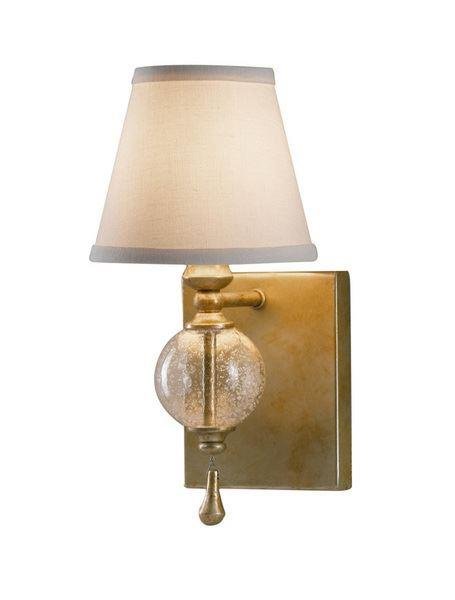 FE/ARGENTO1 Argento 1 Light Silver Leaf Finish Wall Light