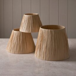Endon 113455 Raffia Tapered Lamp Shade 30 cm
