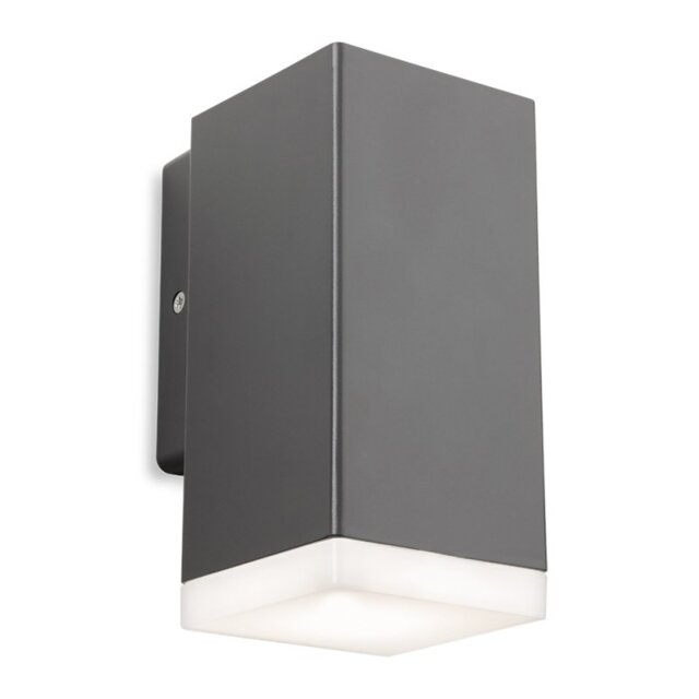 Firstlight 4161GP Kuga Outdoor LED Resin Rectangular Single Wall Light In Graphite Finish IP65