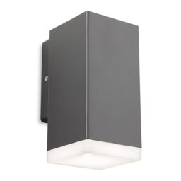 Firstlight 4161GP Kuga Outdoor LED Resin Rectangular Single Wall Light In Graphite Finish IP65