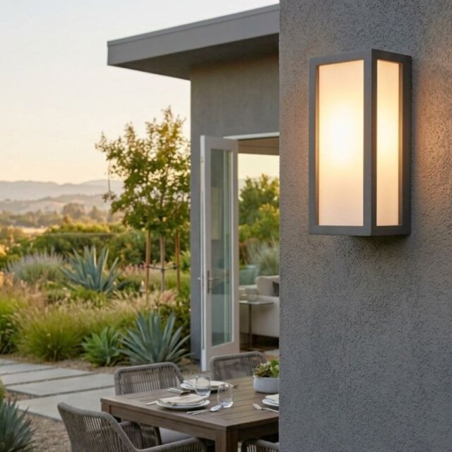 Firstlight 2331GP Warwick Outdoor Wall Light in Graphite Finish