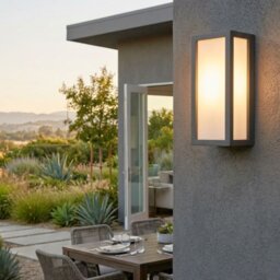 Firstlight 2331GP Warwick Outdoor Wall Light in Graphite Finish