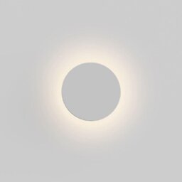 Astro 1333003 Eclipse One Light LED Wall Light In White Plaster - D: 350mm