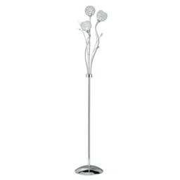 Searchlight 3573CC Bellis II Chrome/Glass 3 Light Floor Lamp