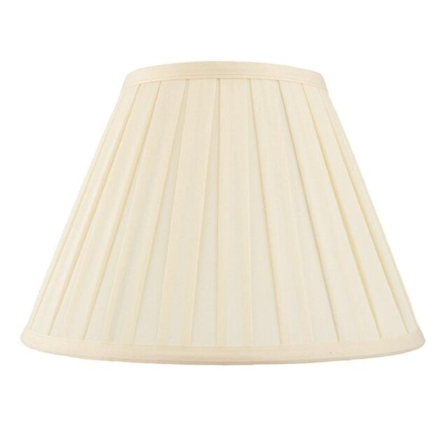 Endon CARLA-22 inch Cream Pleated Empire Lamp Shade