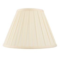 Endon CARLA-22 inch Cream Pleated Empire Lamp Shade