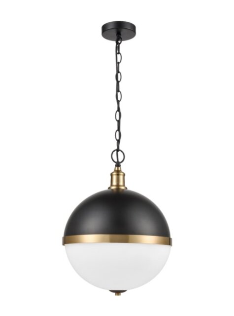 Harriet 3 Light Ceiling Pendant Light In Black And Gold Finish PH221