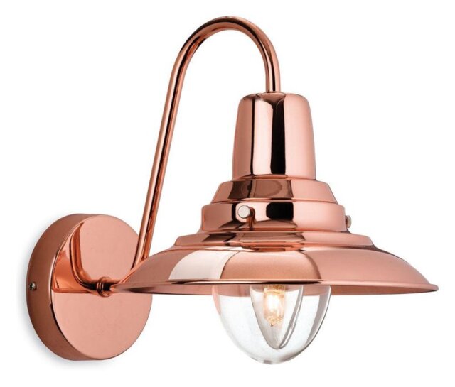 Firstlight 8686CP Fisherman 1 Light Wall Lantern in Copper Finish