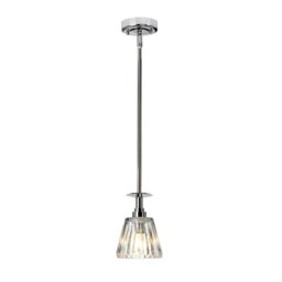 BATH/AGATHA1PPC Agatha 1 Light Bathroom Ceiling Pendant In Polished Chrome