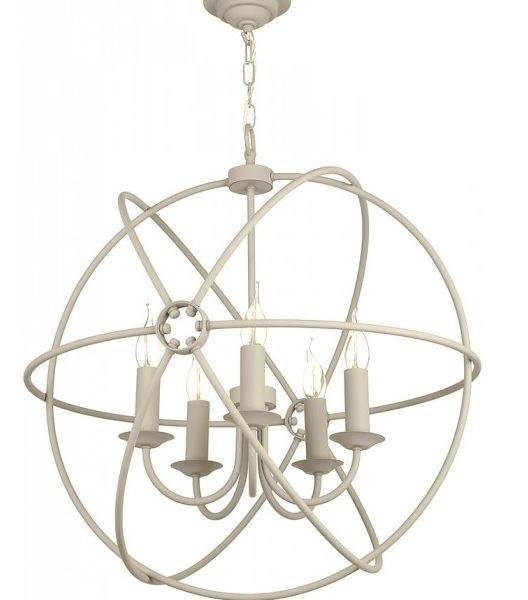 David Hunt Lighting ORB0533 Orb 5 Light Pendant Ceiling Light In Cream, Fitting Only