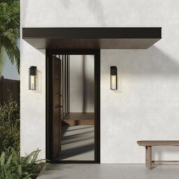 Astro 1402011 Harvard Outdoor Wall Lantern In Textured Black Finish IP44