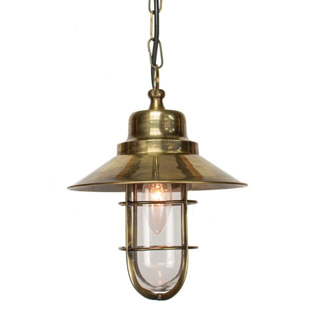 448 Wheelhouse 1 Light Exterior Pendant - product_finish:Antique