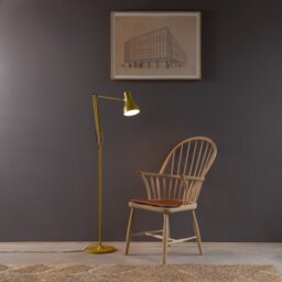 Anglepoise 31013 Type 75 Floor Light In Yellow Orche Finish