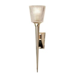 Elstead BATH/VERITY PG Verity 1 Light Bathroom Wall Light In Polished Gold