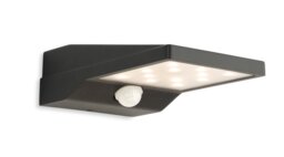 Firstlight 3862GP Cyrus LED Outdoor Solar Wall Light with PIR In Graphite IP54