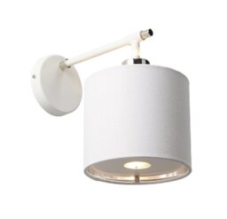 BALANCE1 WPN Balance 1 Light Wall Light In White And Polished Nickel