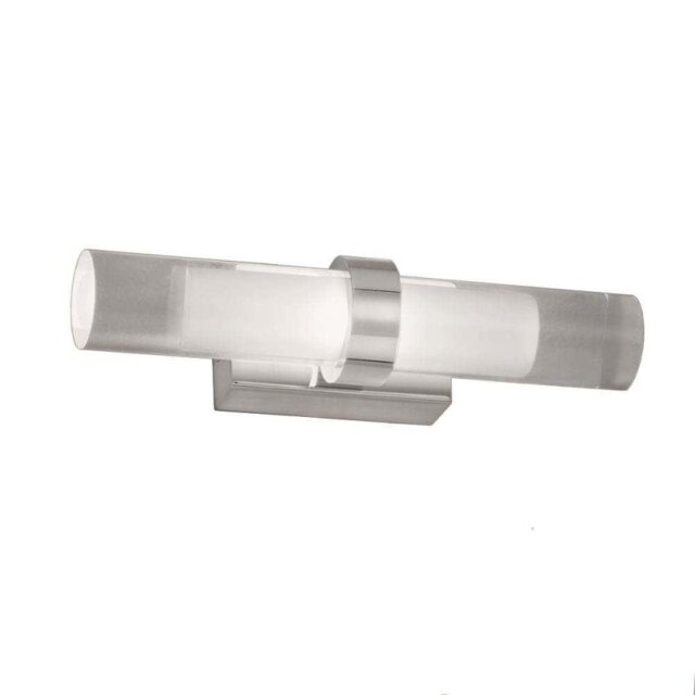Franklite WB051 LED Double Polished Chrome Bathroom Wall Light