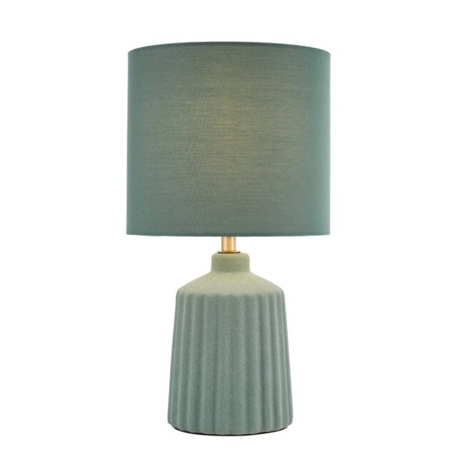 Dar Wisebuys Chloris Small Table Lamp In Green With Shade