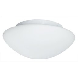 Searchlight 1910-23 Flush Modern IP44 Ceiling Light with Opal Glass