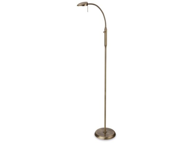 Firstlight 4927AB Milan LED One Light Floor Light In Antique Brass