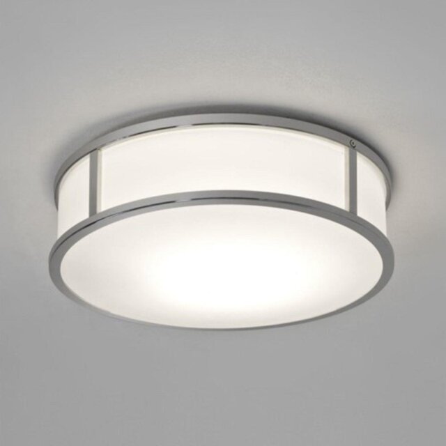 Astro 1121017 Mashiko 300 Round Bathroom Ceiling Light in Chrome