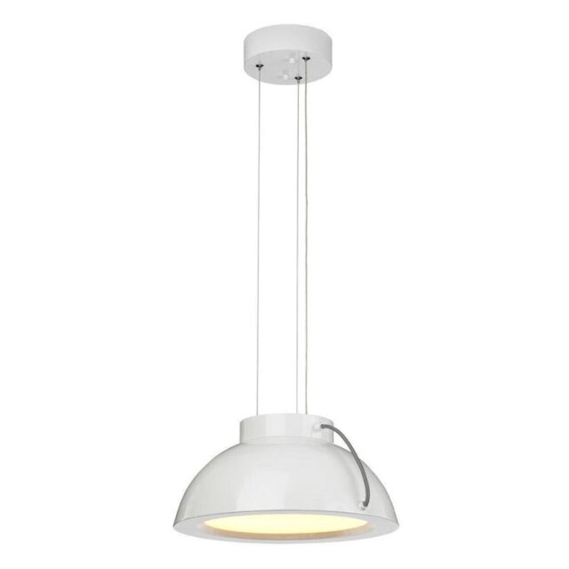 Elstead EUROPA/P/B Europa Medium LED Pendant In White - Dia: 349mm