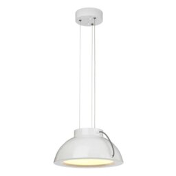 Elstead EUROPA/P/B Europa Medium LED Pendant In White - Dia: 349mm