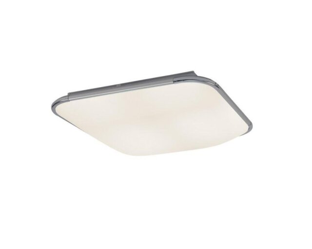 Mantra M6249 Fase LED Square Flush Ceiling Light In White