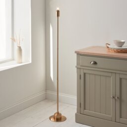 Endon 110460 Burley Rechargeable Floor Lamp In Brushed Aged Brass