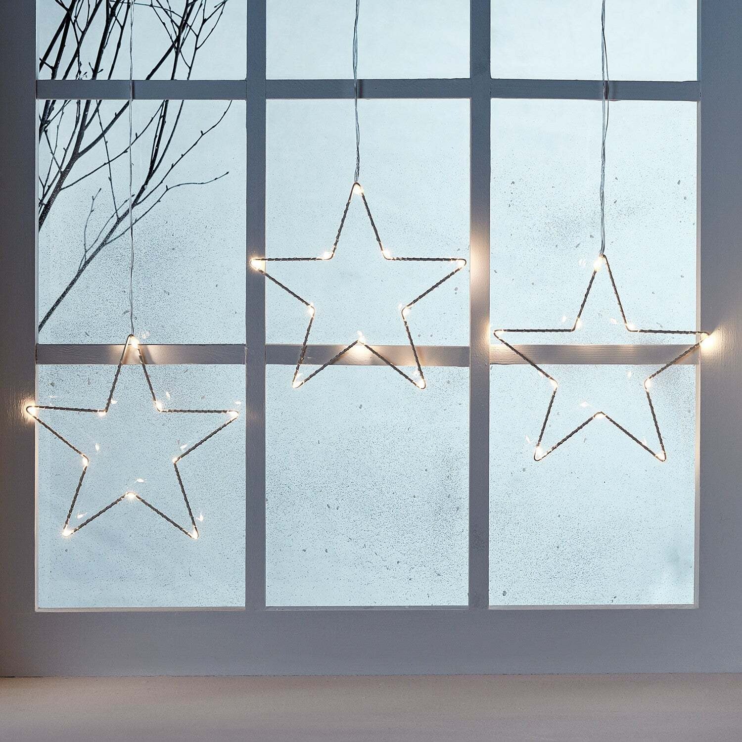 Osby Star Trio Christmas Window Light - image 1