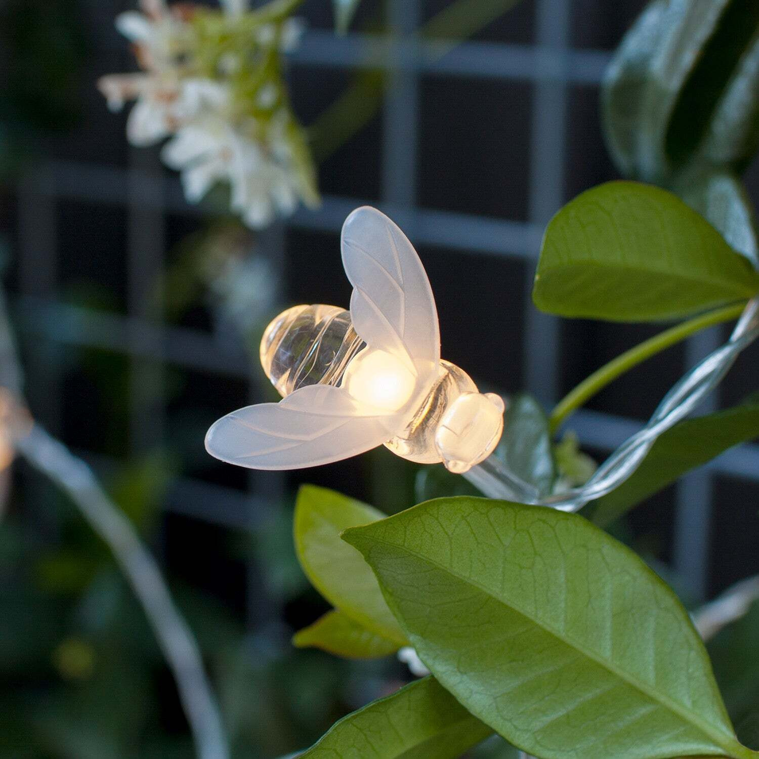 20 Bee LED Solar Fairy Lights - image 1