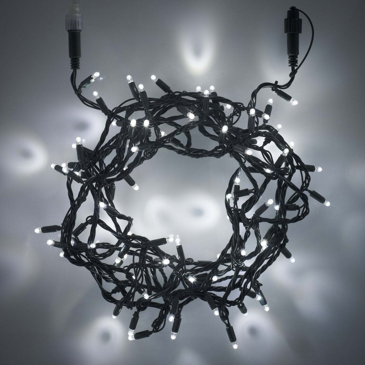 Core Connect 40m 400 White Connectable Fairy Lights Green Cable - image 1