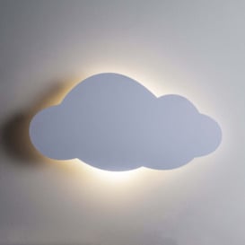 Cloud Silhouette Battery Night Light - thumbnail 1