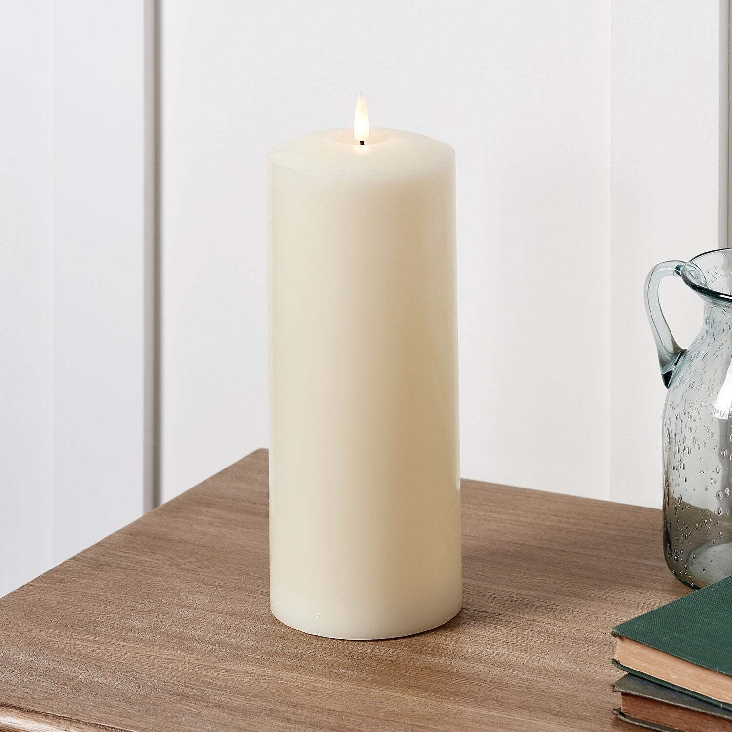 TruGlow® Ivory LED Chapel Candle 25cm - image 1