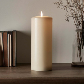 TruGlow® Ivory LED Chapel Candle 25cm - thumbnail 2